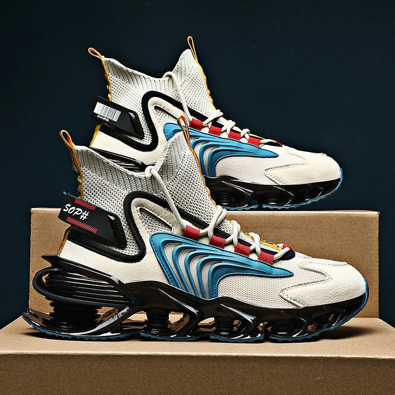 A pair of stylish and breathable Blade running shoes in a variety of trendy colours, designed for comfortable all-day wear.