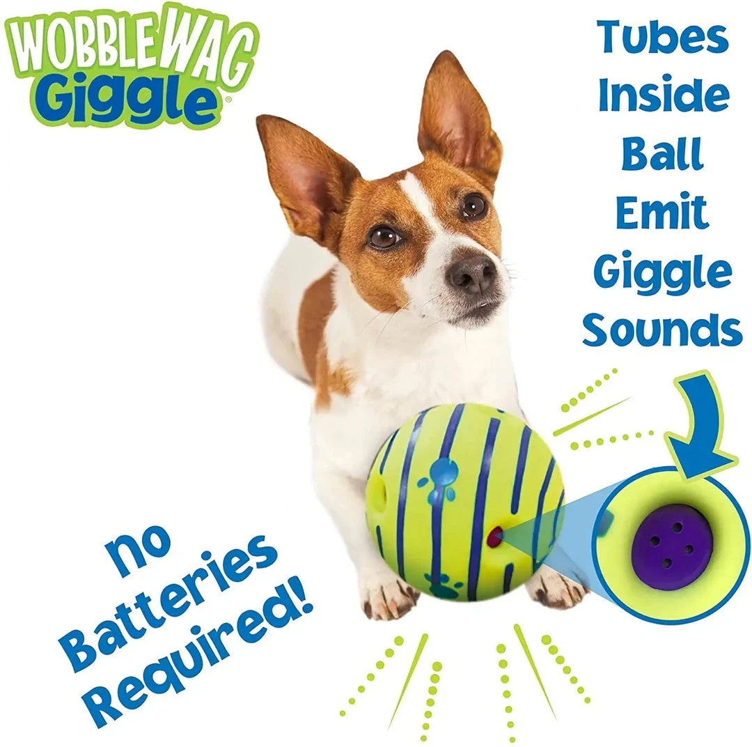 Giggle and Glow Dog Toy: An interactive playtime companion that captivates dogs with playful sounds and glow-in-the-dark features