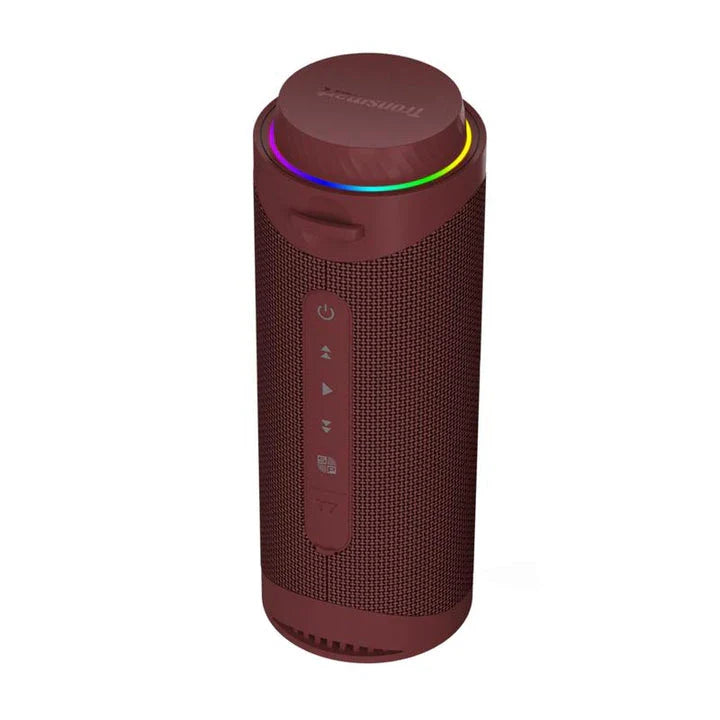 Immersive 360-degree surround sound Bluetooth speaker with vibrant LED light show for enhanced audio-visual experience