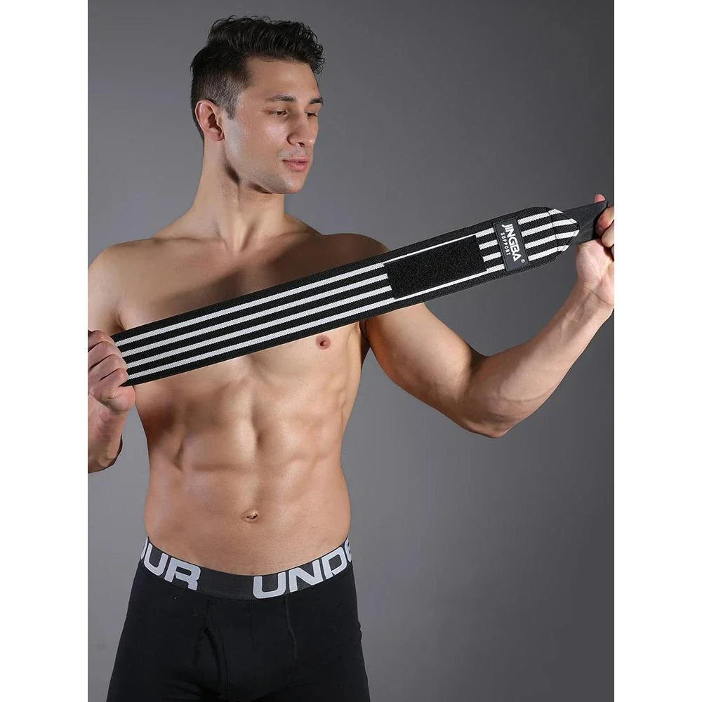 Premium Wrist Support Brace for Weightlifting and Fitness - Durable Nylon Construction, Adjustable Strap, and Extra Strength Design