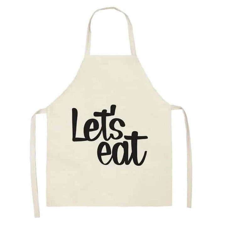Premium Cotton and Linen Apron in Blue, Green, Grey, and White colors for the modern British kitchen
