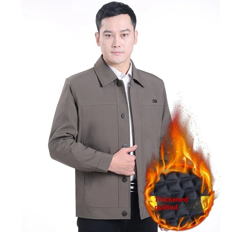 Premium British men's autumn jacket in various colours with tailored silhouette and practical pockets