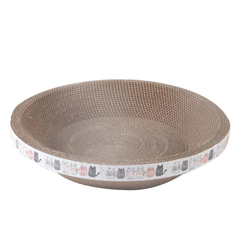 Durable Cat Scratcher Bed - Premium wooden construction, versatile design for feline relaxation and play