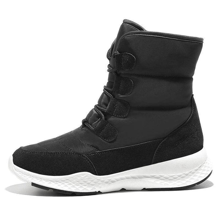 Premium velvet snow boots with plush lining, durable rubber sole and high-top design for reliable winter wear