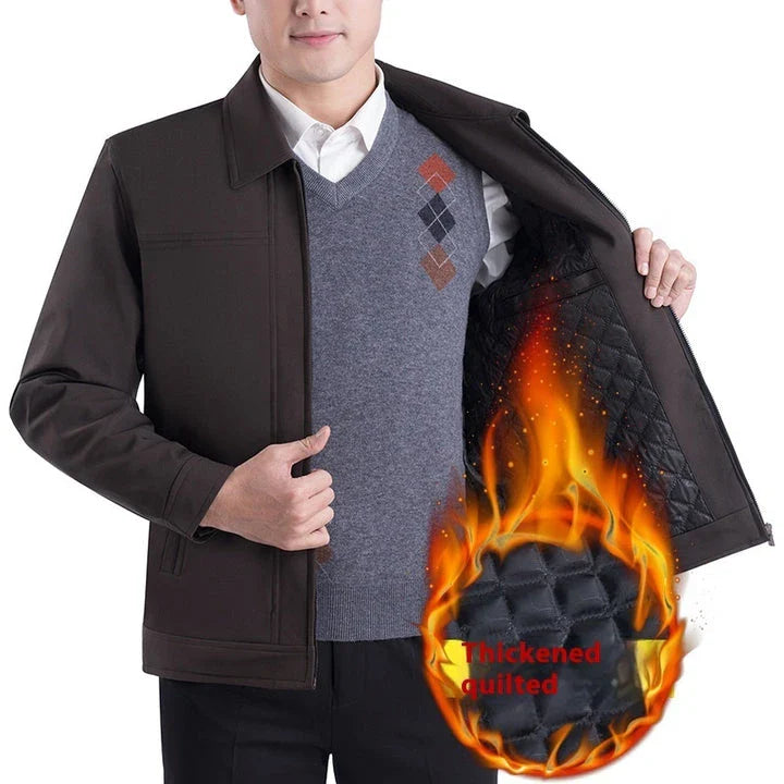 Premium British men's autumn jacket in various colours with tailored silhouette and practical pockets