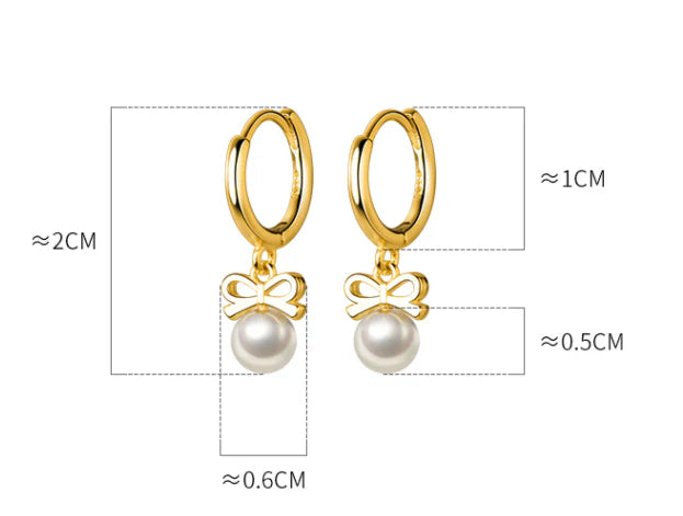 Elegant silver earrings with a Japanese and Korean-inspired butterfly design, made from premium S925 sterling silver