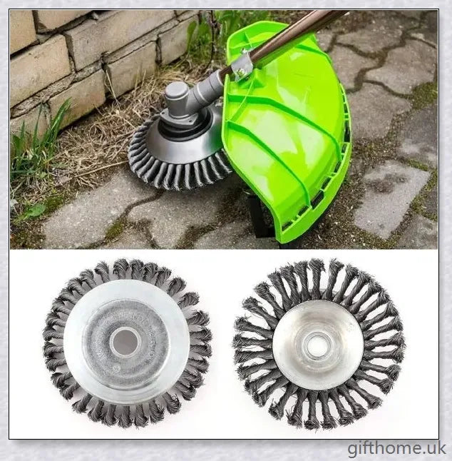 Garden Weed Brush Lawn Mower made of high-grade steel alloy for durable and efficient lawn and garden maintenance