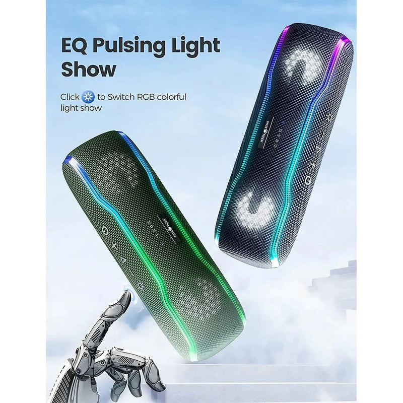 GiftHome UK Premium Portable Outdoor Bluetooth Speaker with Dynamic Lighting