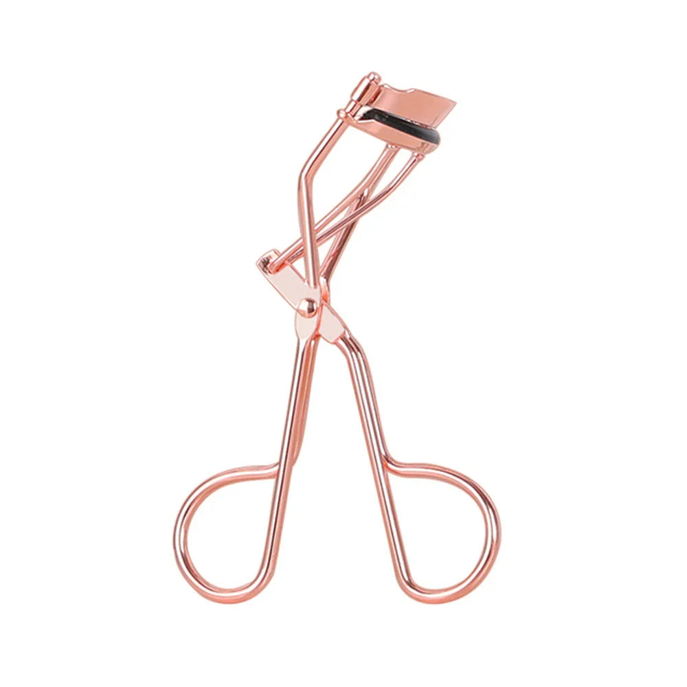 OVW 1PCS Eyelash Curler Clip in rose gold, designed for effortlessly curled and volumized lashes