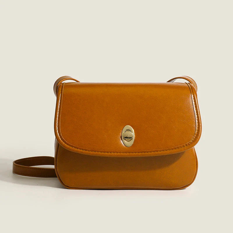 Trendha Flap Square Shoulder Bag in Black, Brown, and Green colours with a vintage-inspired design and secure button closure