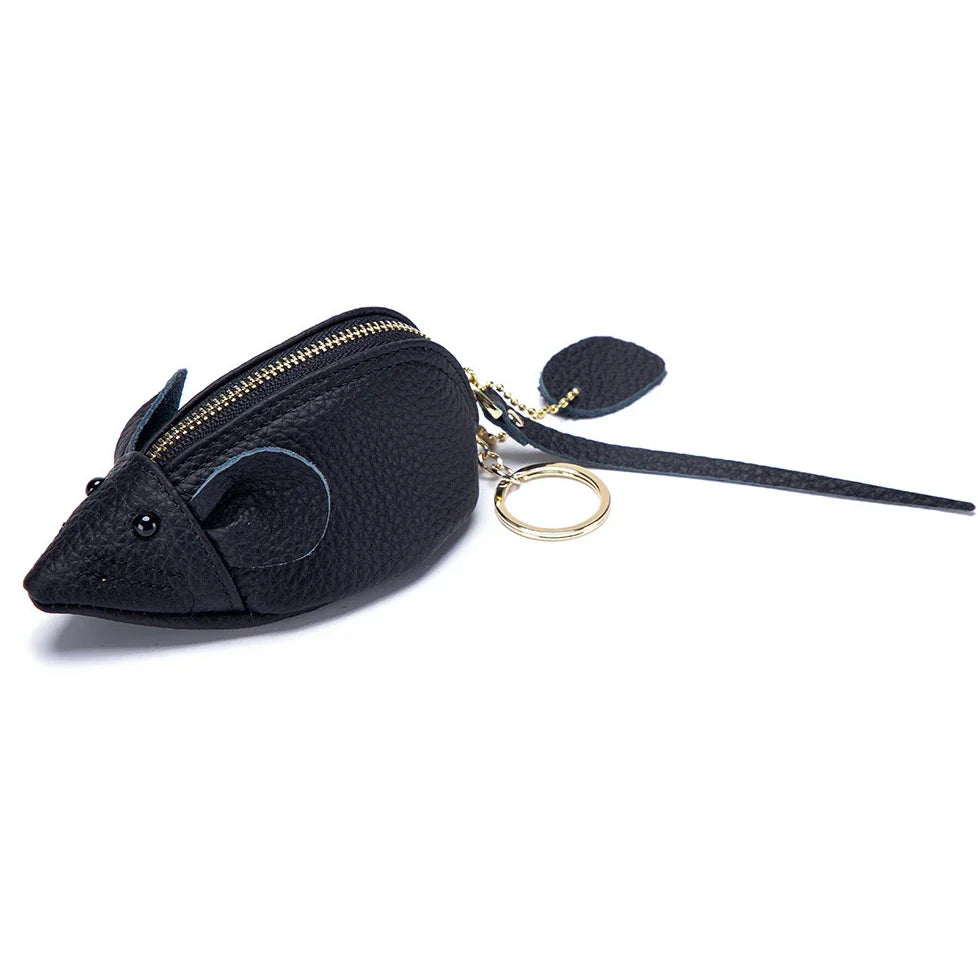 Premium cowhide leather coin purse and key case in a classic, minimalist design for the modern British gentleman