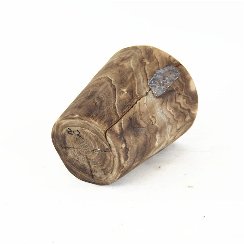 Handmade wooden flower pot and vase in a modern, minimalist design made from sustainable willow wood