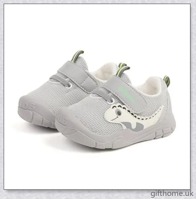 Soft, comfortable toddler shoes in cartoon designs for active play and adventures