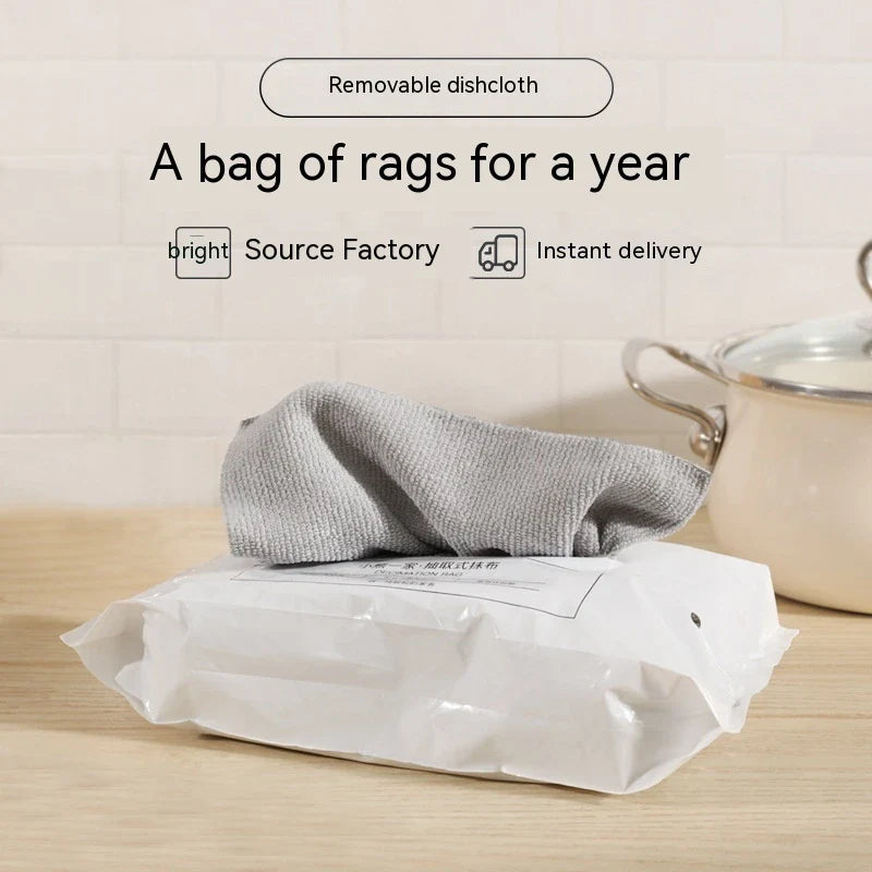 Disposable grey microfibre cleaning cloths for efficient, streak-free cleaning on various surfaces