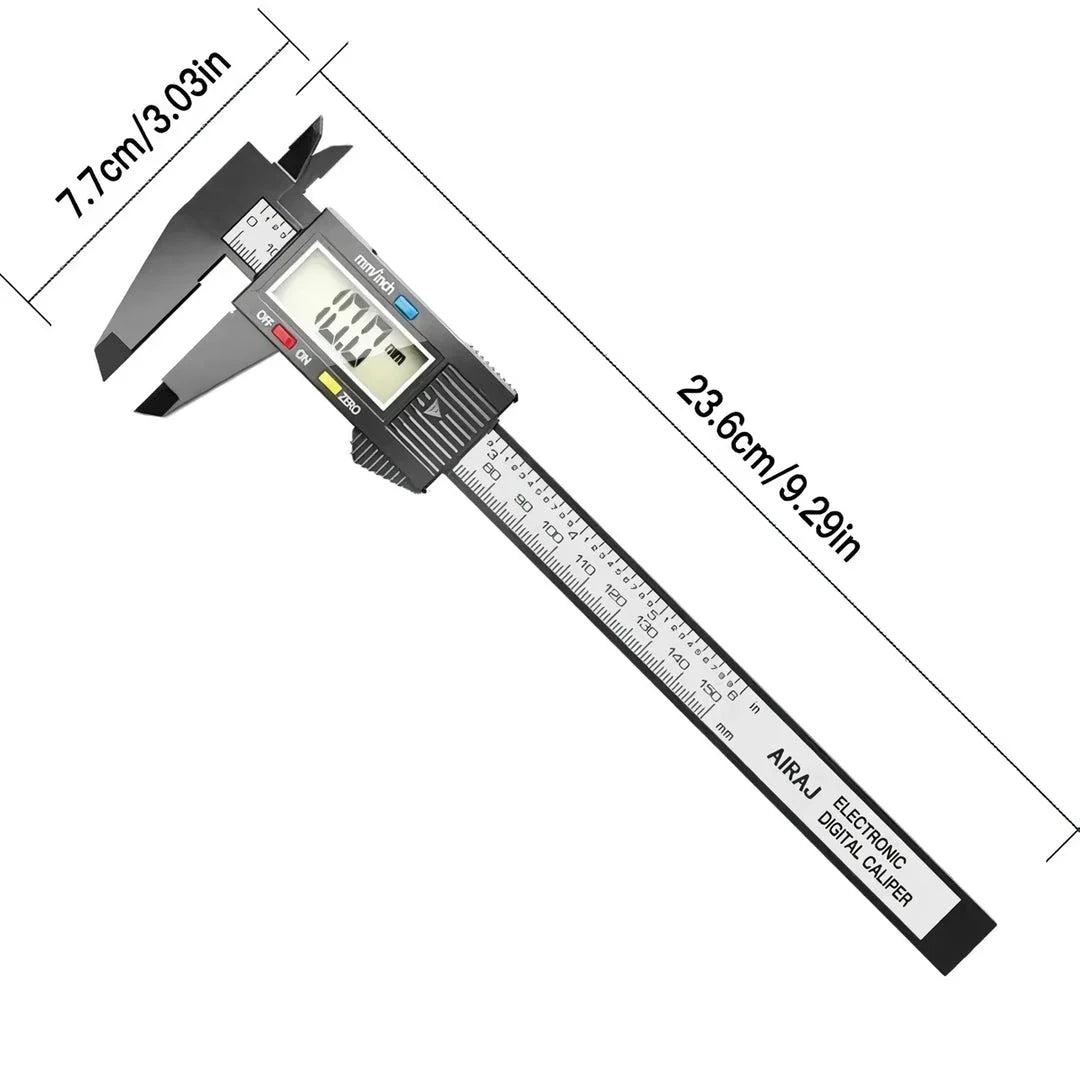 Precision Digital Vernier Caliper with Clear LCD Display - Accurate Measurements for Professional and DIY Projects