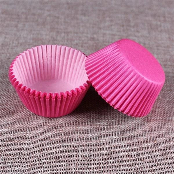 Premium British-made paper cupcake liners in a mixed colour pack, perfect for baking delicious treats at home