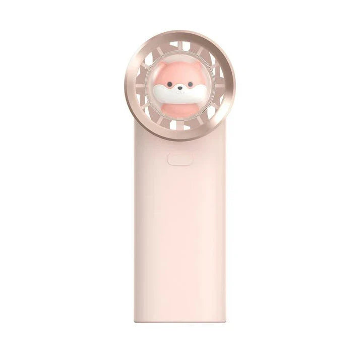 Charming Squirrel Mini Pocket Fan with Handheld and Stand Functions, 3 Wind Speeds, and Long-Lasting Battery Life