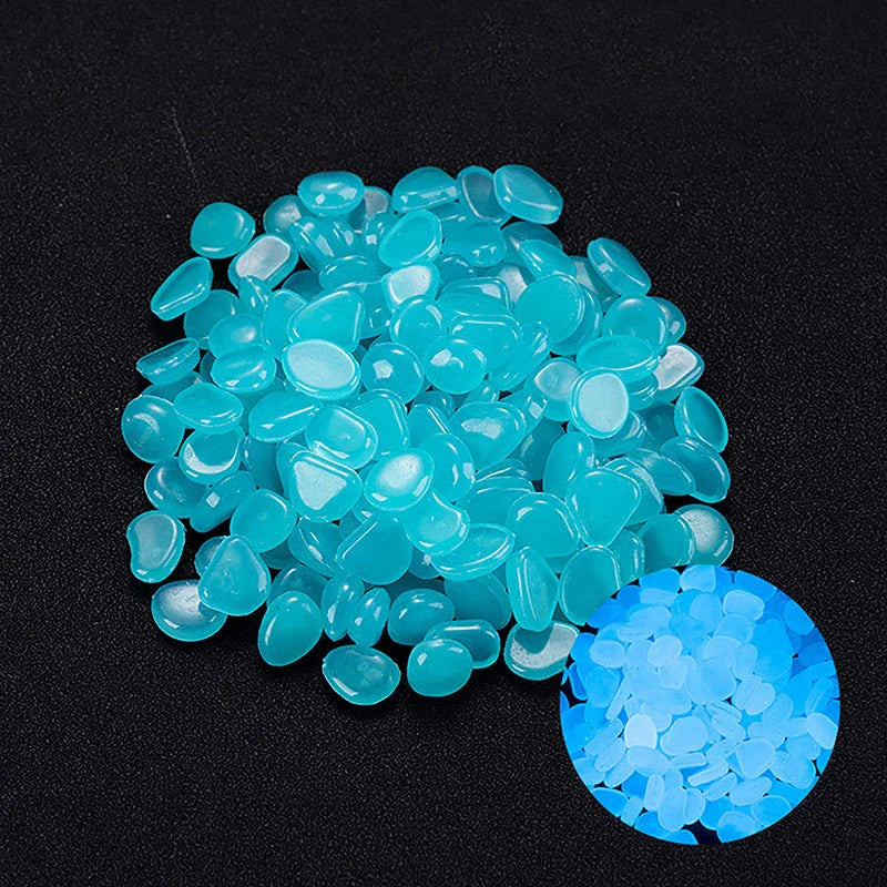 GiftHome UK Enchanting Glow-in-the-Dark Decorative Pebbles for UK Gardens