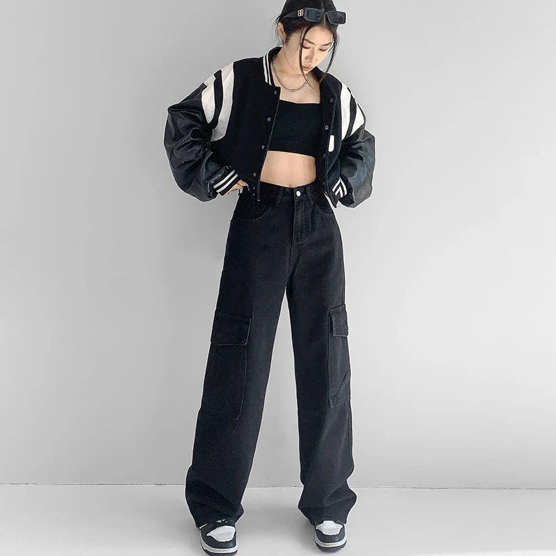 Breathable and comfortable straight-leg trousers with vibrant digital prints, perfect for the modern British woman's wardrobe