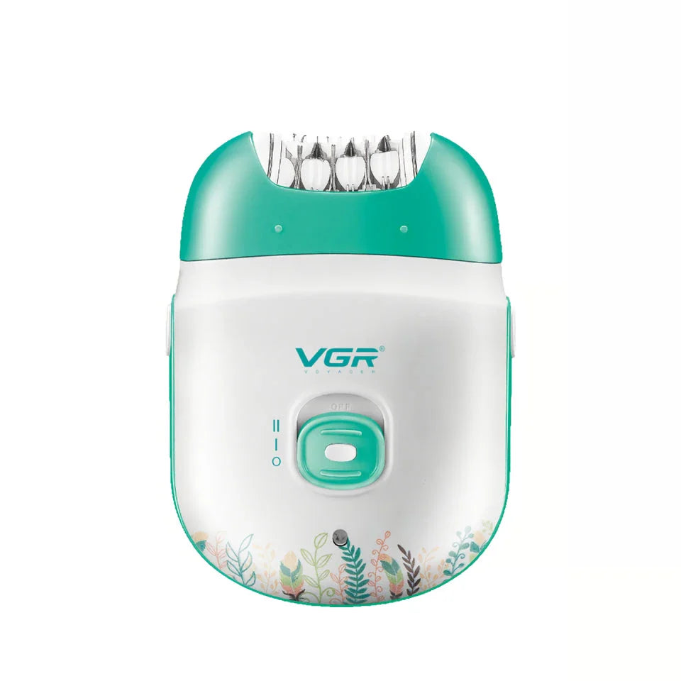 Rechargeable Women's Epilator for Smooth, Hair-Free Skin - Turquoise Colour