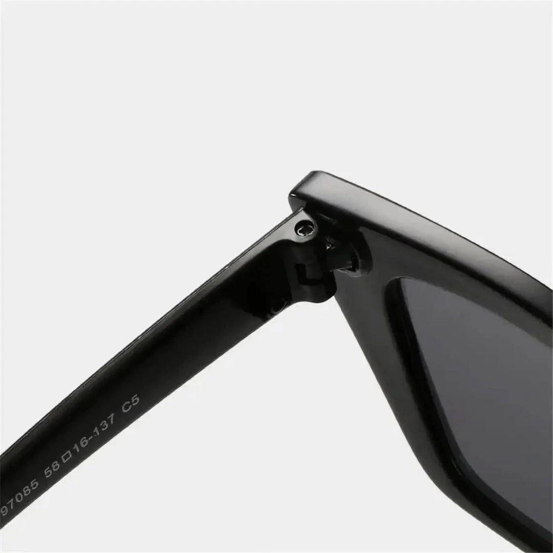 Trendy cat-eye sunglasses with polycarbonate lenses that provide UV400 protection and anti-reflective coating for enhanced clarity