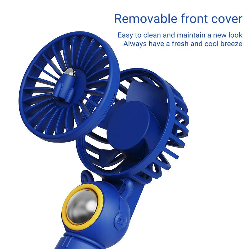 Portable Mini Hand Fan in Pink Colour, Providing Refreshing Cooling for UK Summers