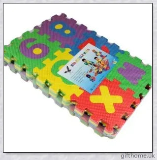 Premium baby crawling mat made of soft, cushioned EVA foam in vibrant colours to stimulate sensory development and encourage exploration.