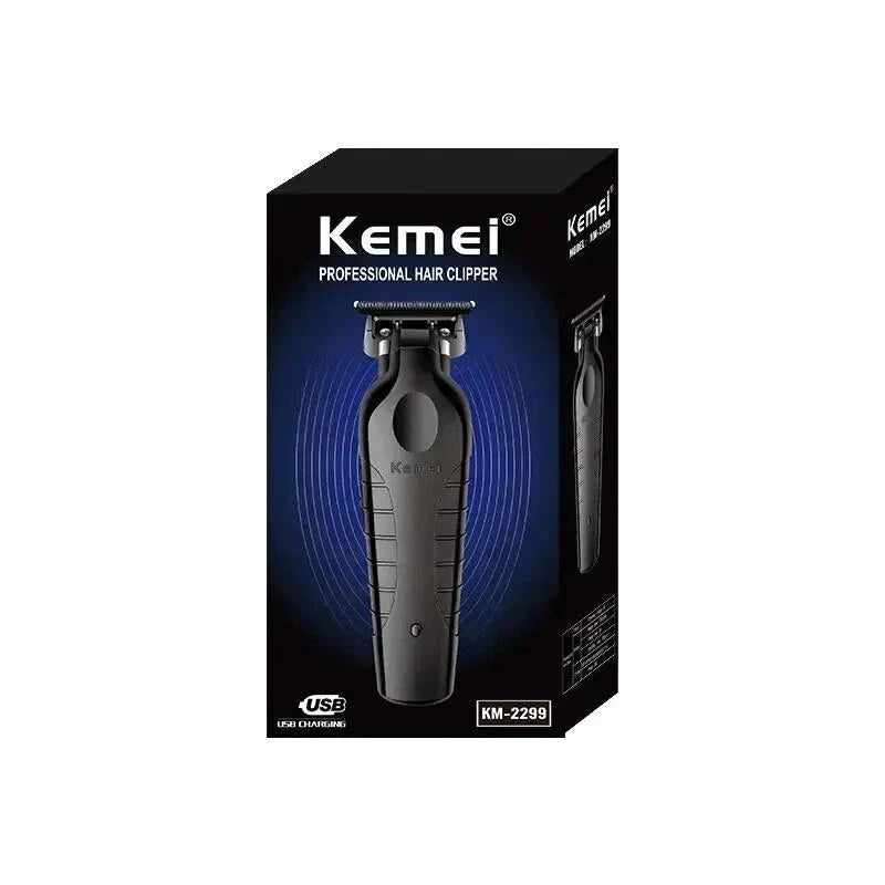 Professional hair trimmer for men with USB charging and ultra-close 0mm cutting capability