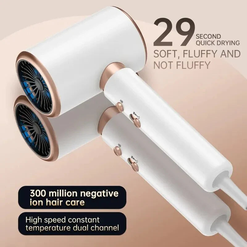 A professional-grade 2200W ionic hair dryer with multiple heat and speed settings for customised salon-quality styling at home