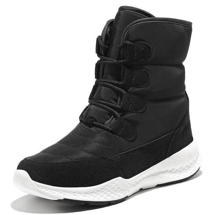 Premium velvet snow boots with plush lining, durable rubber sole and high-top design for reliable winter wear