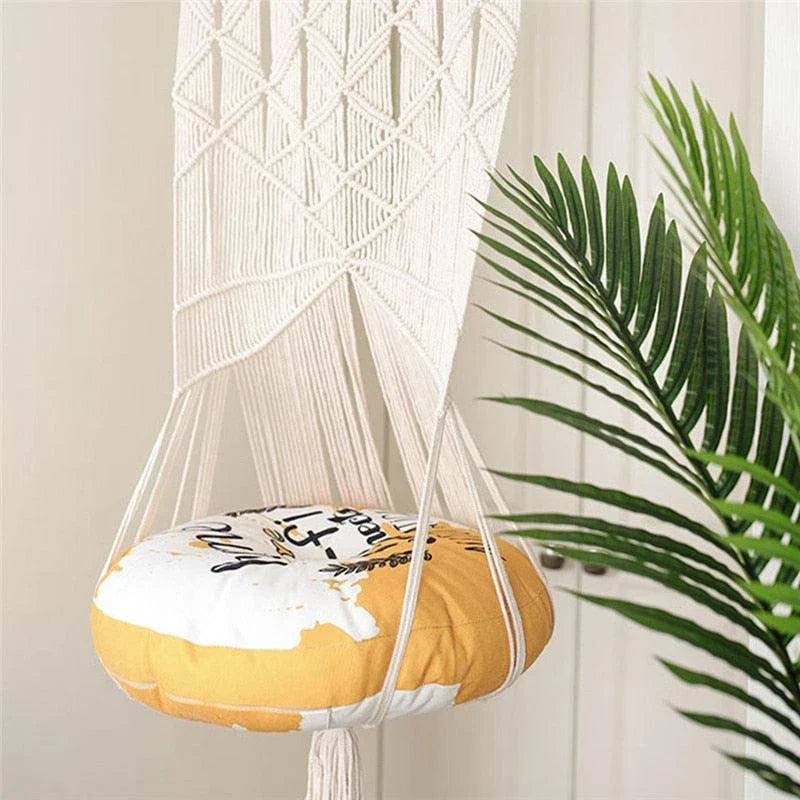 GiftHome UK Stylish Bohemian-Inspired Cotton Cat Bed Tapestry