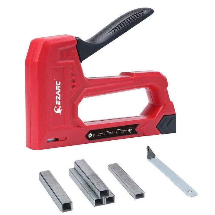 Lightweight, high-quality staple gun kit with ergonomic design for crafting, woodworking, and home improvement projects