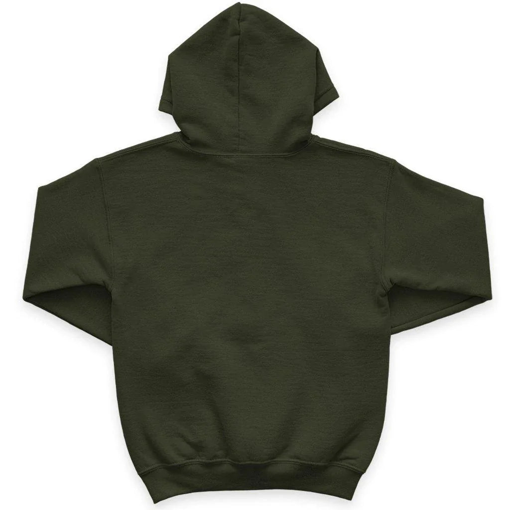 Kids' Constellation Stars Hoodie in Dark Gray Heather, made with premium Airlume cotton blend for cosy comfort