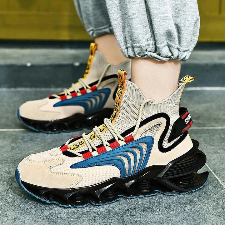 A pair of stylish and breathable Blade running shoes in a variety of trendy colours, designed for comfortable all-day wear.