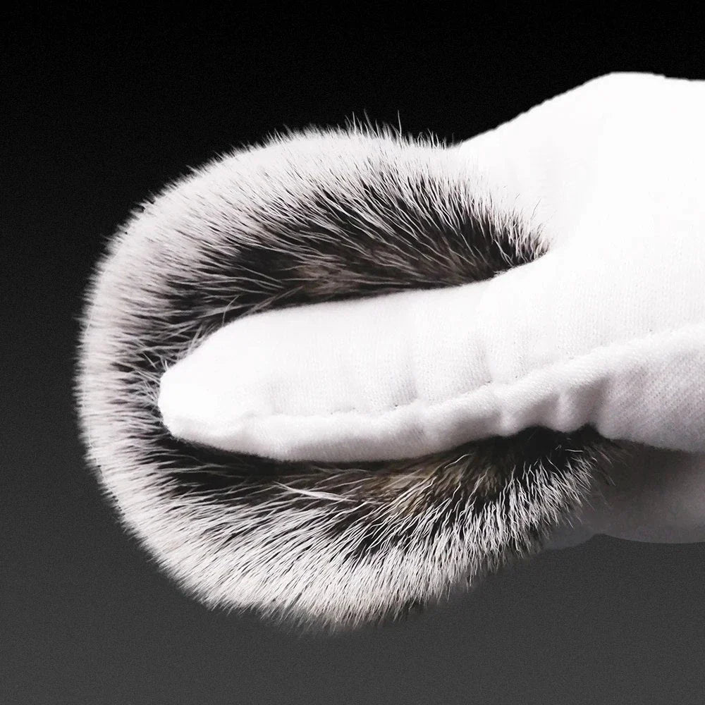 Premium 3-colour synthetic hair shaving brush with ergonomic handle for a luxurious, comfortable shave