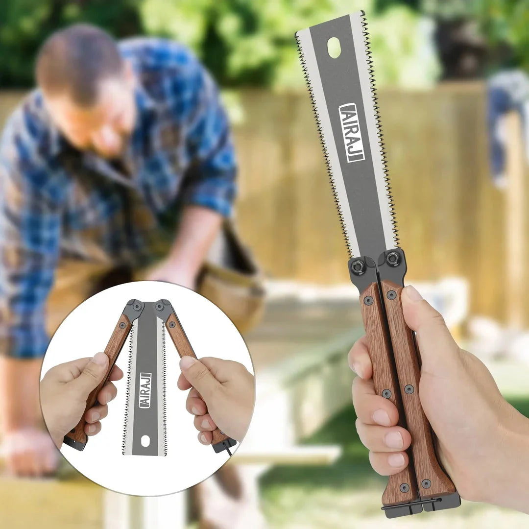 Precision Folding SK5 Steel Pocket Saw - Compact and Durable Woodworking Tool for Professionals and DIY Enthusiasts