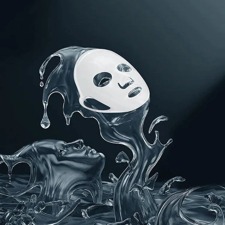 Reusable silicone face mask with anti-wrinkle and moisturising benefits for radiant, youthful skin