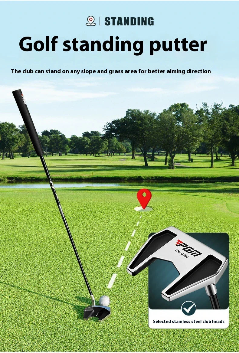 Premium golf putter with low centre of gravity for stable, consistent putting on the green