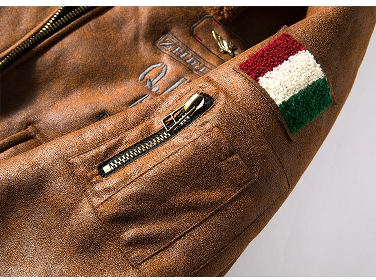 A luxurious suede jacket with a lambswool lining, offering superior warmth and timeless British style.
