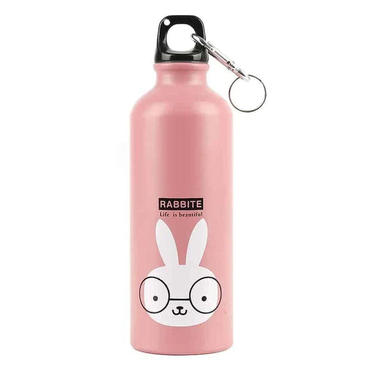 Premium metal water bottle with stylish animal-inspired prints, perfect for everyday hydration and British consumers