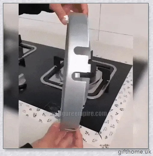 Premium gas stove flame diffuser with even flame distribution and anti-skid blades for fuel-efficient cooking