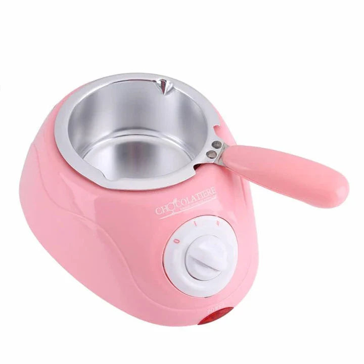 Premium eco-friendly electric melting pot with digital controls, durable metal construction, and non-stick interior for easy cleaning.