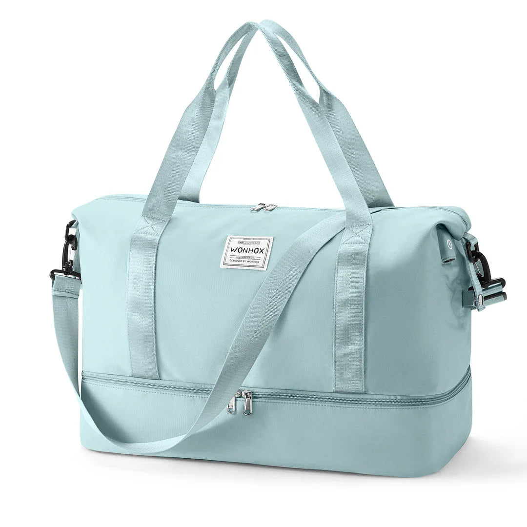 Large Expandable Travel Duffel Bag in Pink - A versatile and durable companion for any journey