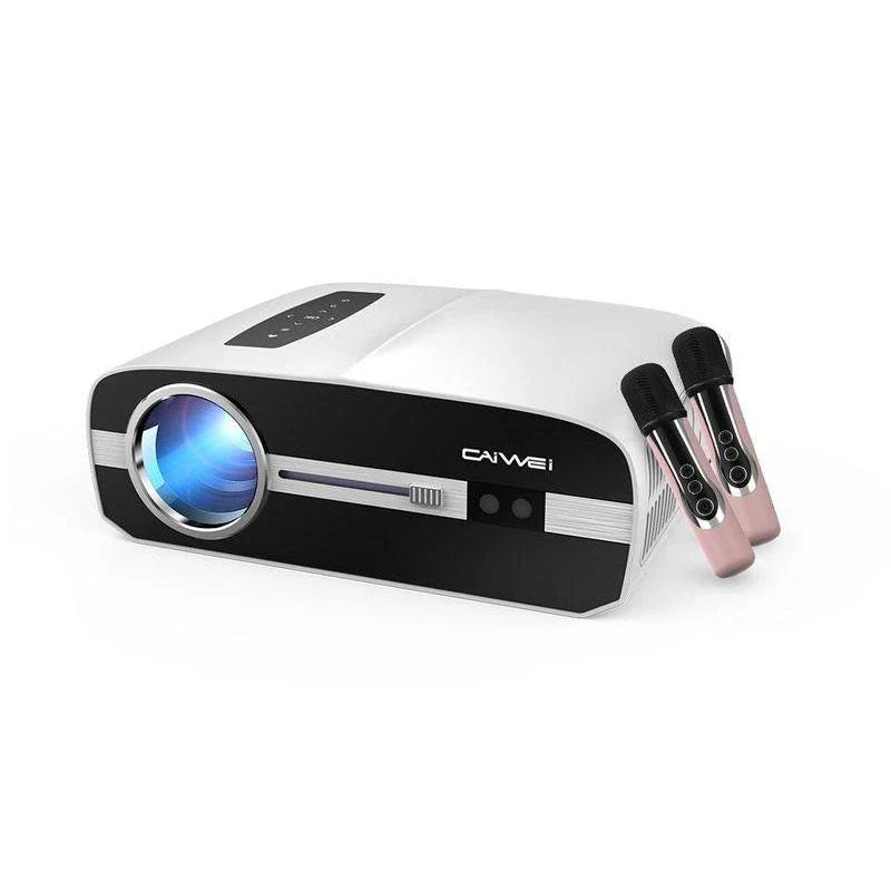 4K Ultra HD Smart Projector with Karaoke System and Automated Focus, Delivering Cinematic Home Entertainment