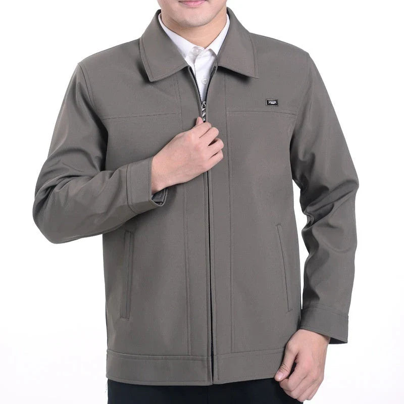 Premium British men's autumn jacket in various colours with tailored silhouette and practical pockets