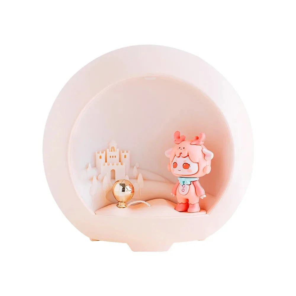 Charming Aromatherapy Lamp and USB Mini Air Humidifier with soft, soothing lighting and mist for a calming, magical atmosphere.