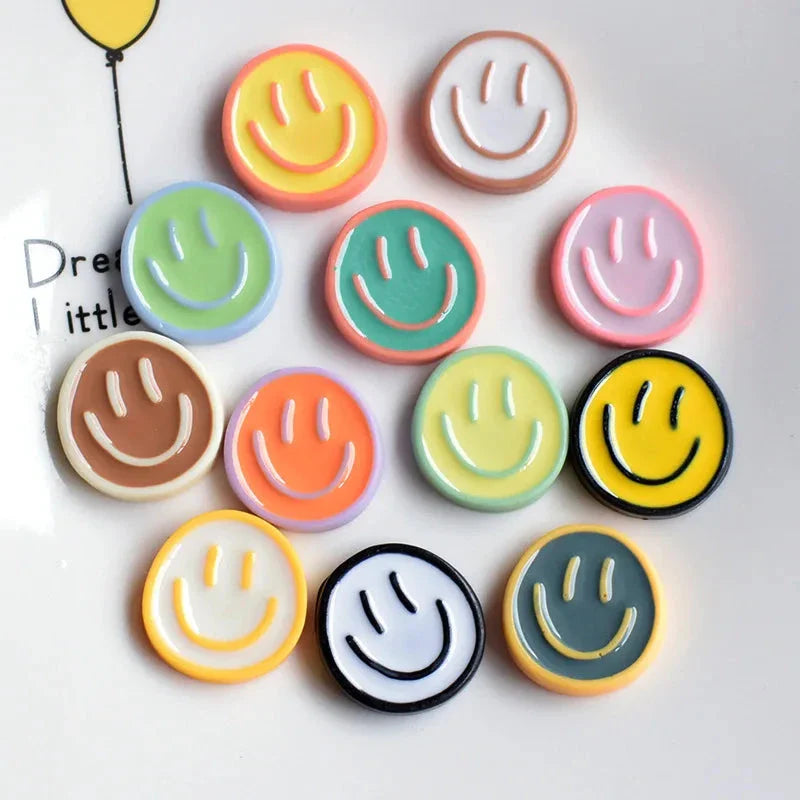 Cheerful Nordic-inspired refrigerator magnets with cartoon designs in various colours, made of high-quality resin for durability