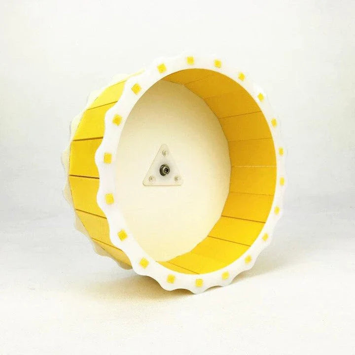 Premium PVC Hamster Wheel with 14.5 cm diameter for energetic exercise and activity