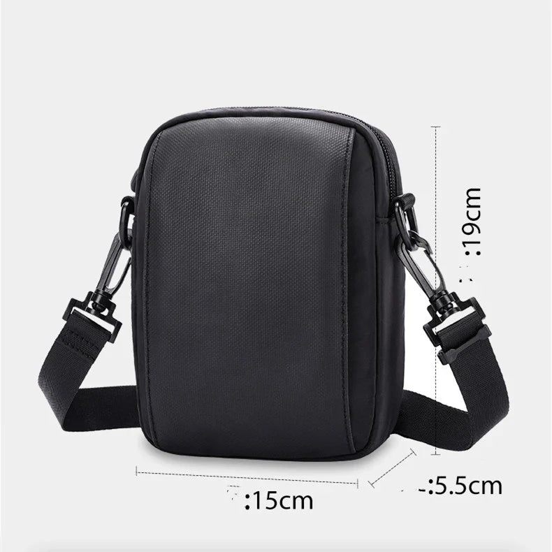 Jitian Mini Messenger Bag with Oxford Fabric Construction and Stylish Upgrade Options