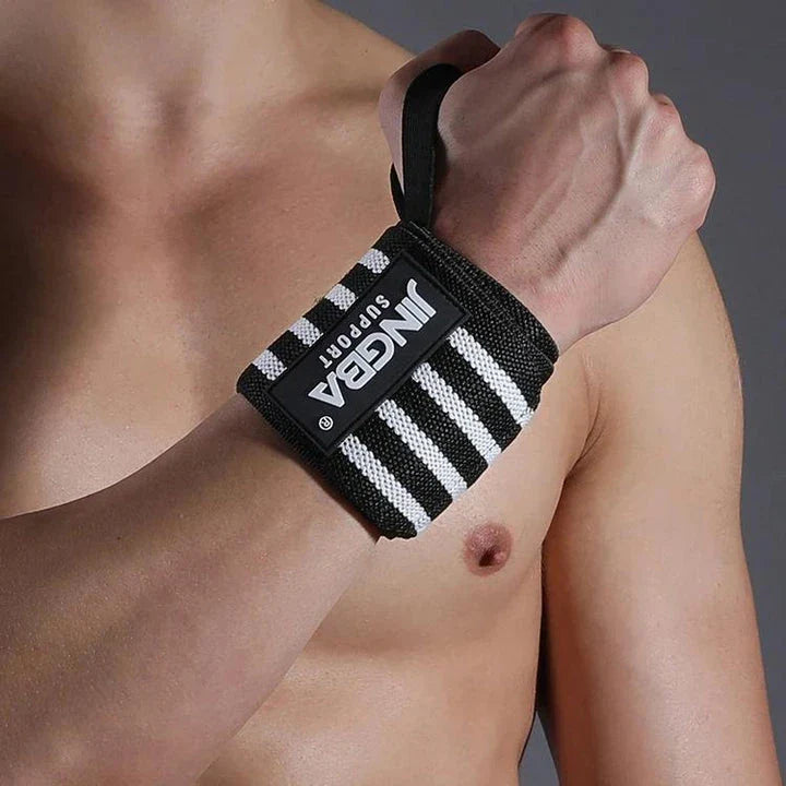 Premium Wrist Support Brace for Weightlifting and Fitness - Durable Nylon Construction, Adjustable Strap, and Extra Strength Design